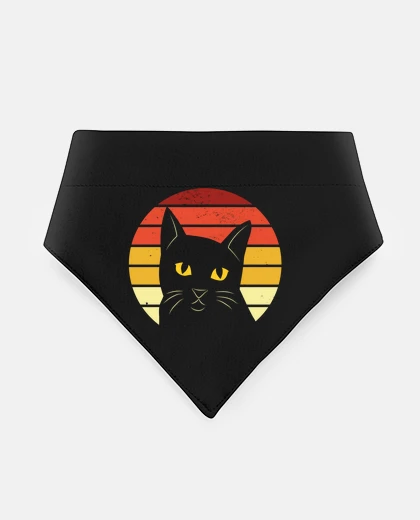 Mascotas black cat vintage retro sunset tomcat sunrise breeder
