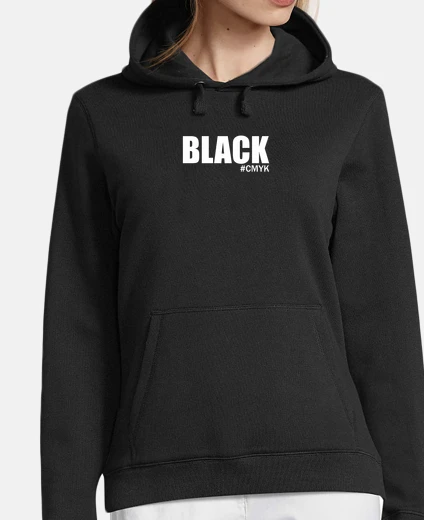 Hoodie black cmyk