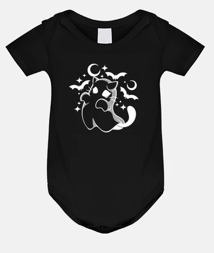 Kids black ghost kitten