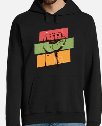 Blm fist hoodie hotsell