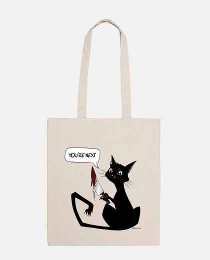 Bag black killer cat bag