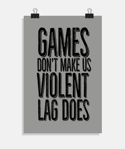 Poster black lag