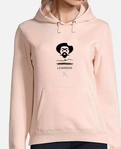 Hoodie black manchegan identity