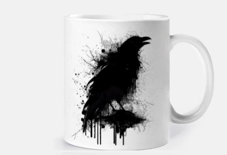 Taza Black Raven