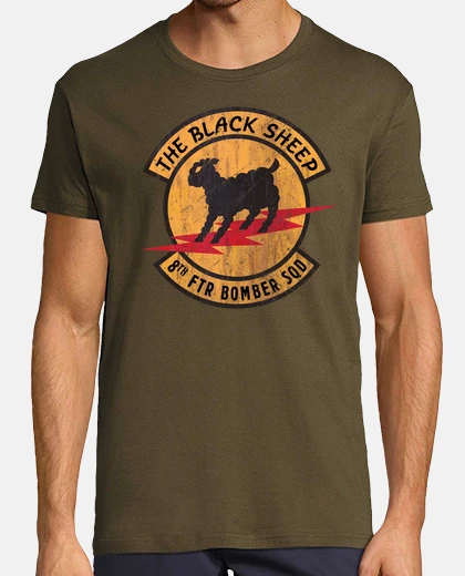 Camiseta Black Sheep 8th Bomber Squadron