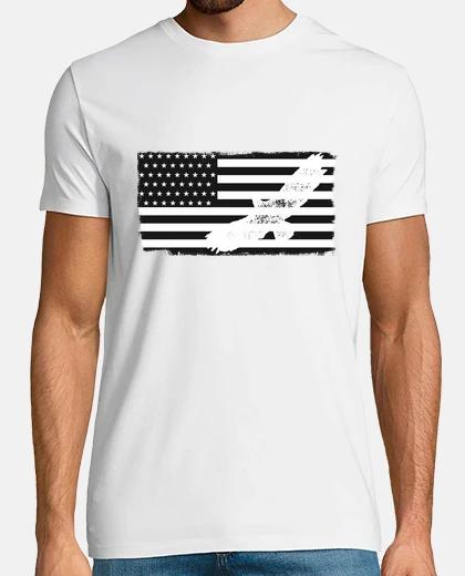 Camiseta Black With Eagle