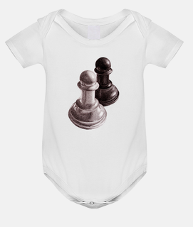  Kaipiclos Ropa de bebé niño lindo tablero de ajedrez