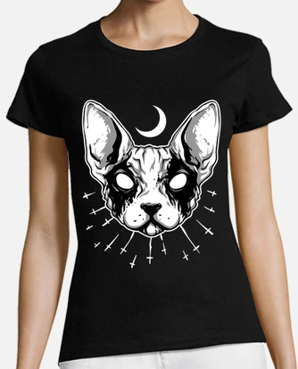 Black metal hotsell cat shirt