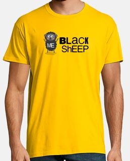 Black sheep, oveja negra, men gift, Hombre, manga corta, amarillo mostaza, calidad extra