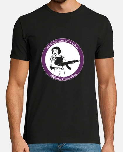 Camiseta blancanieves combativa cami negra 1