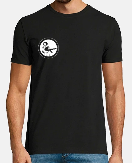 Camiseta blancanieves combativa cami retro negra