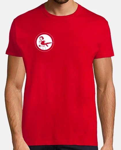 Camiseta blancanieves combativa cami retro roja