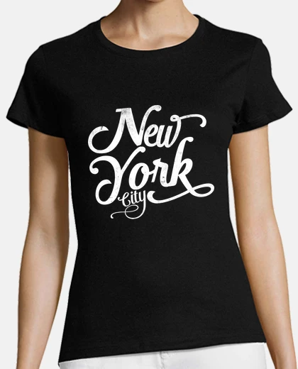 Camiseta blanco vintage new york city