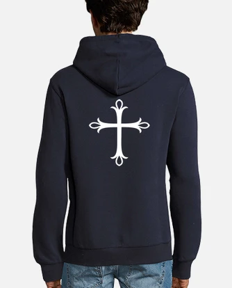 Sudadera blessed hombre con capucha a. laTostadora