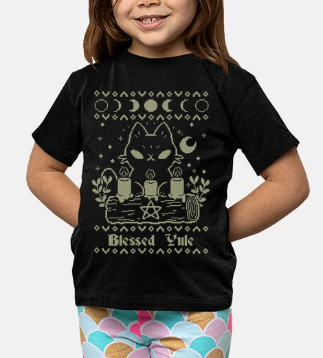Ropa blessed yule black cat ugly christmas