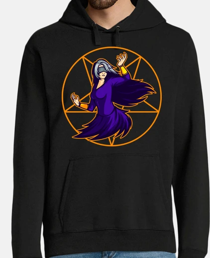 Hoodie blind woman dancing blindfold