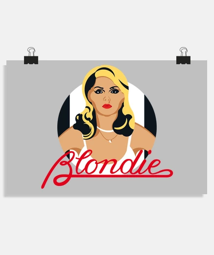 Poster blondie