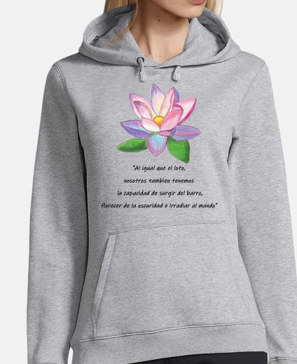 Hoodie bloom and shine