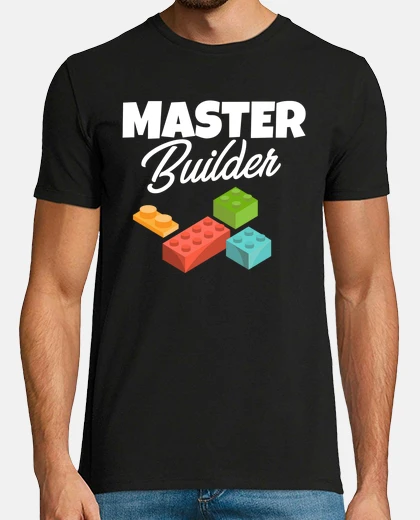 Camiseta bloques de construcción ladrillos i con