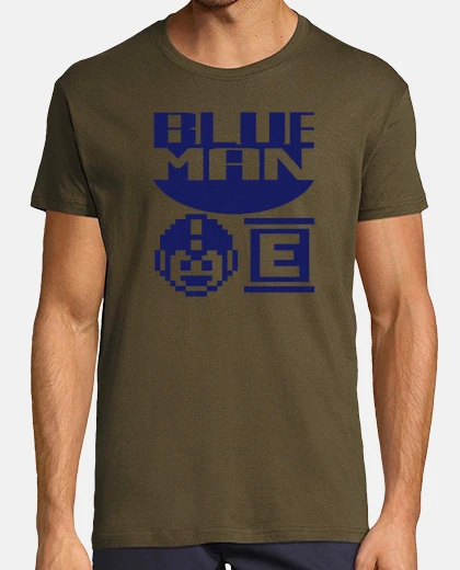 T-shirt blu uomo