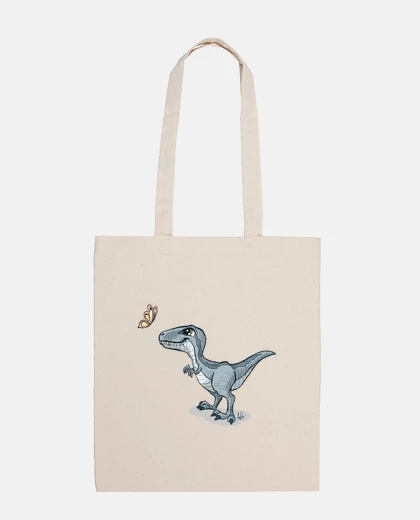 Bag blue dinosaur