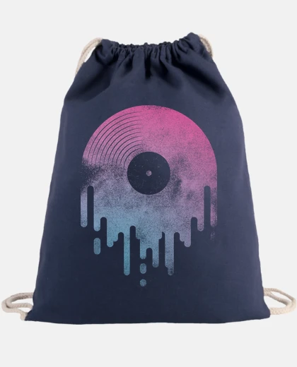 Bag blue dripping design