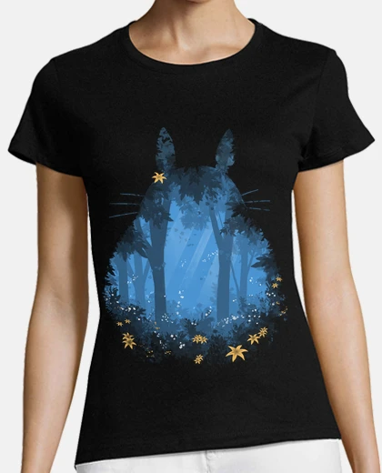 T-shirt Blue Totoro