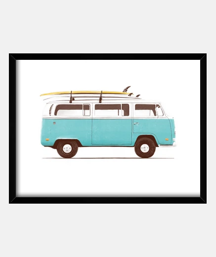 Cuadro Blue Van