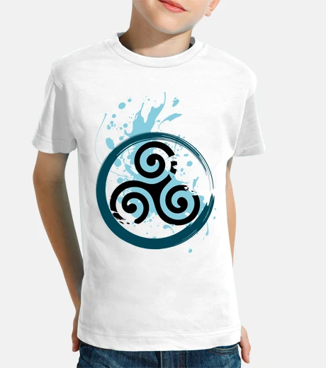 Kids blue wave triskel