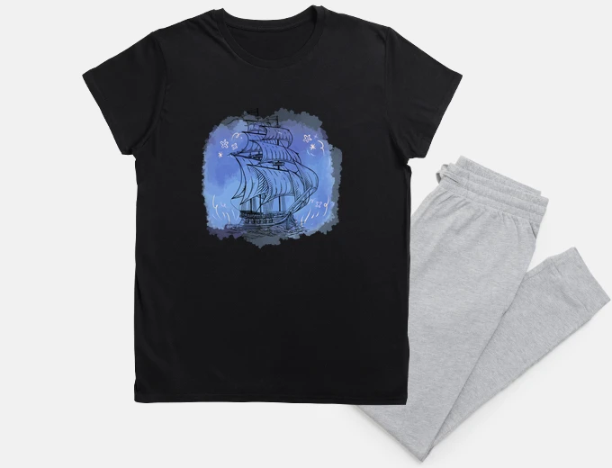 Pajama boat sailboat sailor sea brittany