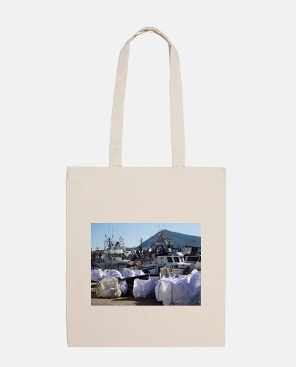Bag boats in the port of altea