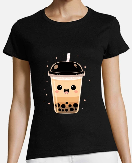 Boba tea bubble milk tea kawaii anime t-shirt | tostadora