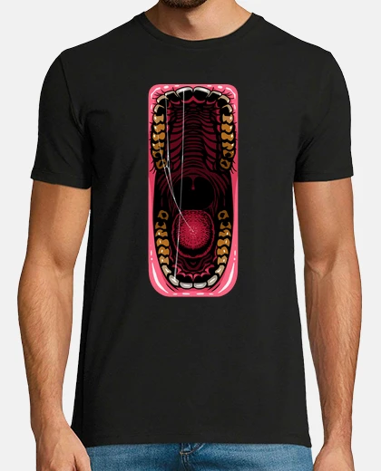 T-shirt bocca rettangolare