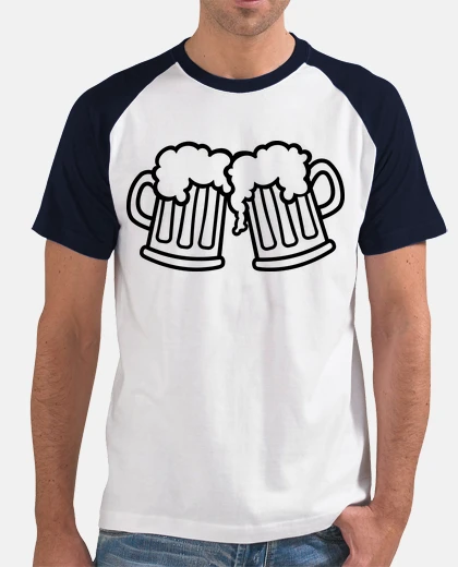 T-shirt boccali di birra