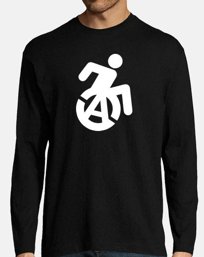 T-shirt body anarkía. t-shirt manica lunga uomo