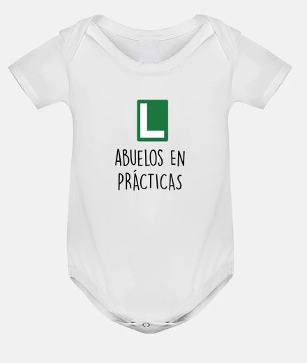 Ropa Body bebé Abuelos en prácticas