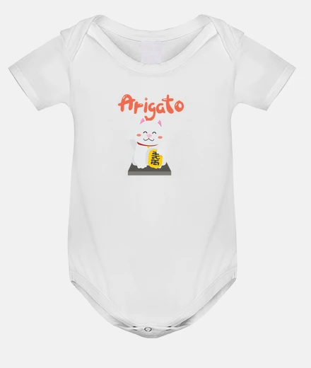 Vêtements body bébé arigato style kawaii japonais