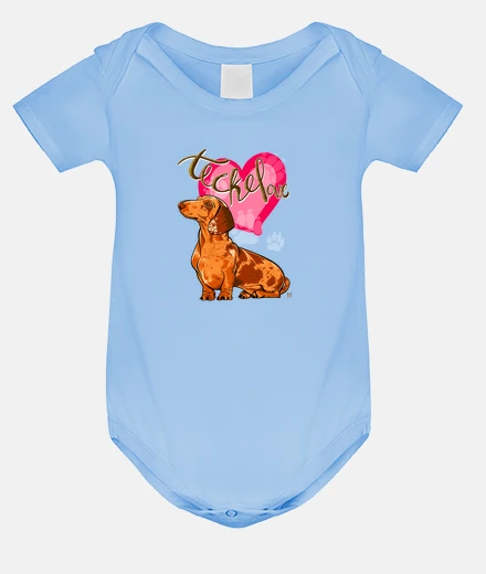 Abbigliamento body bebe bassotto 003