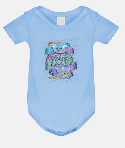 Ropa Body bebé, celeste
