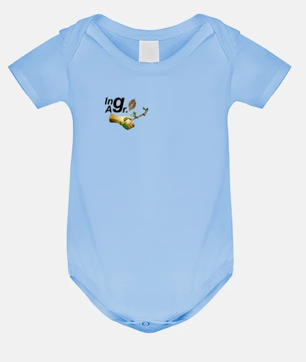 Ropa Body bebé, celeste