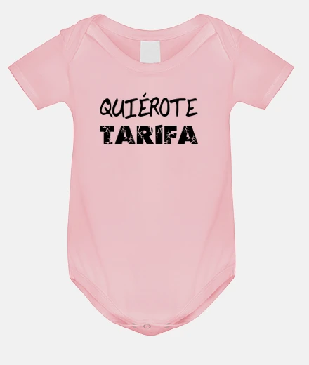 Body bebé Quiérote Tarifa en Rosa
