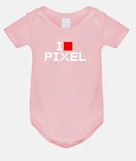 Ropa Body bebe retro amor gamer pixel