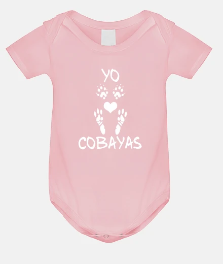 Ropa Body bebé Yo amo las cobayas