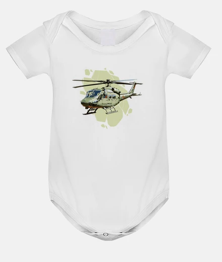 Ropa body de bebé mono de helicóptero de la fuerza aérea