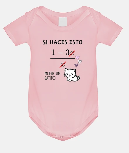 Kids body humor math kitten - math error