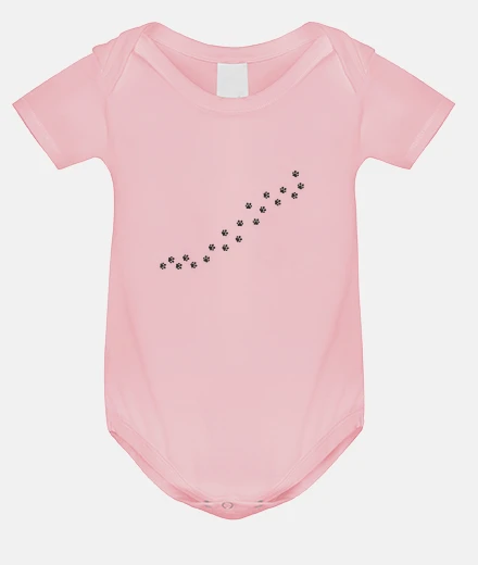 Kids body onesie humor traces of an animal which, cat, felines