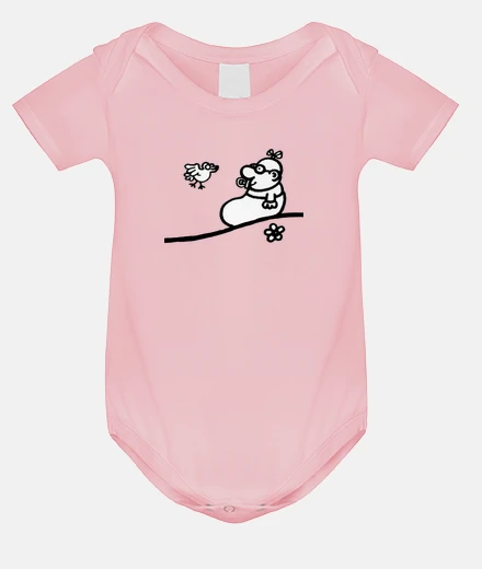 Abbigliamento body per body bebe e uccellino