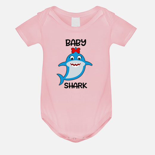 body bebé niña tiburón baby shark familia divertida