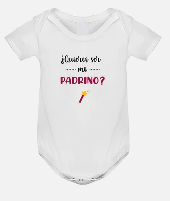 camiseta bebe quieres ser padrino