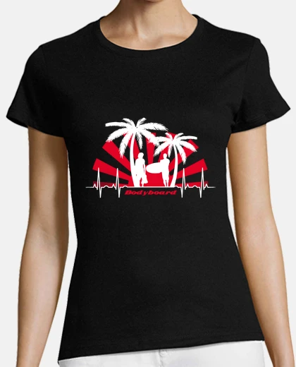 Playera bodyboard latidos del corazón